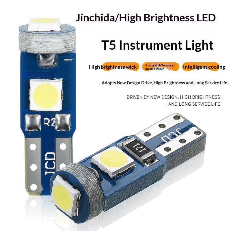 10Pcs T5 Led Bulb Canbus W3W 7 - đánh giá và giá Grow Light T5