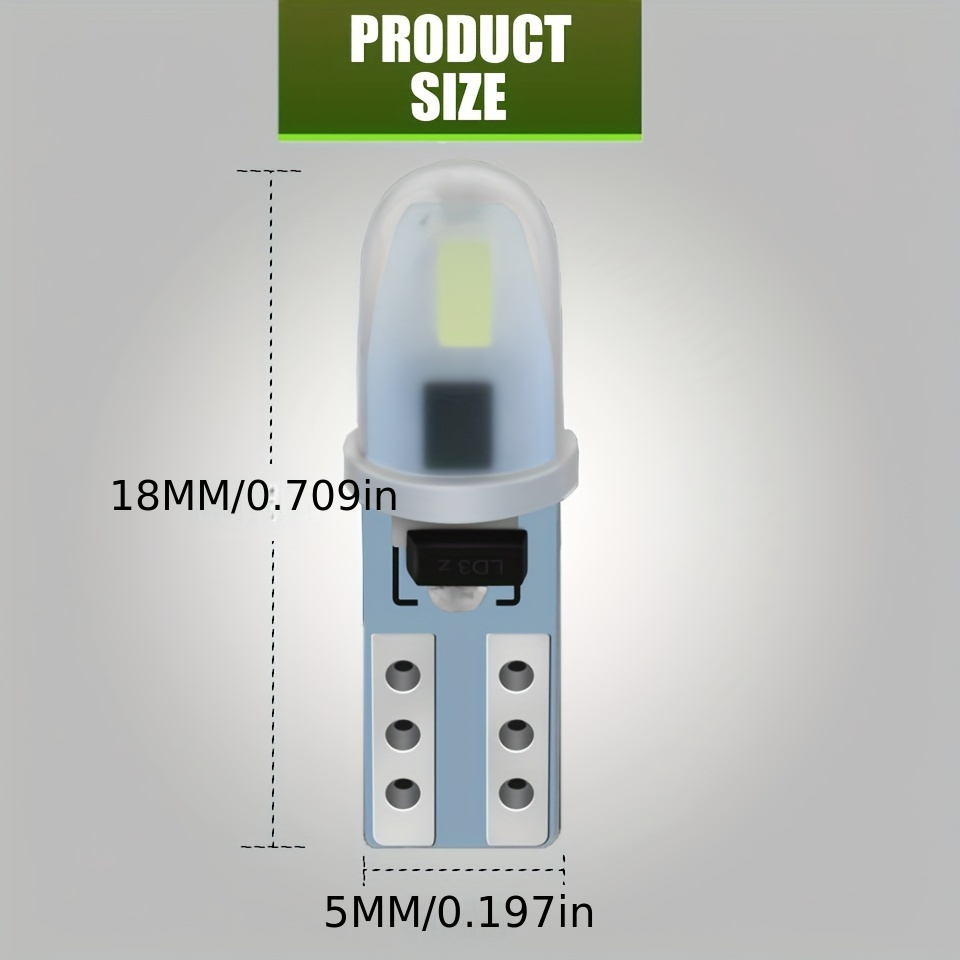 10Pcs T5 LED Wedge Indicator B - đánh giá và giá Grow Light T5