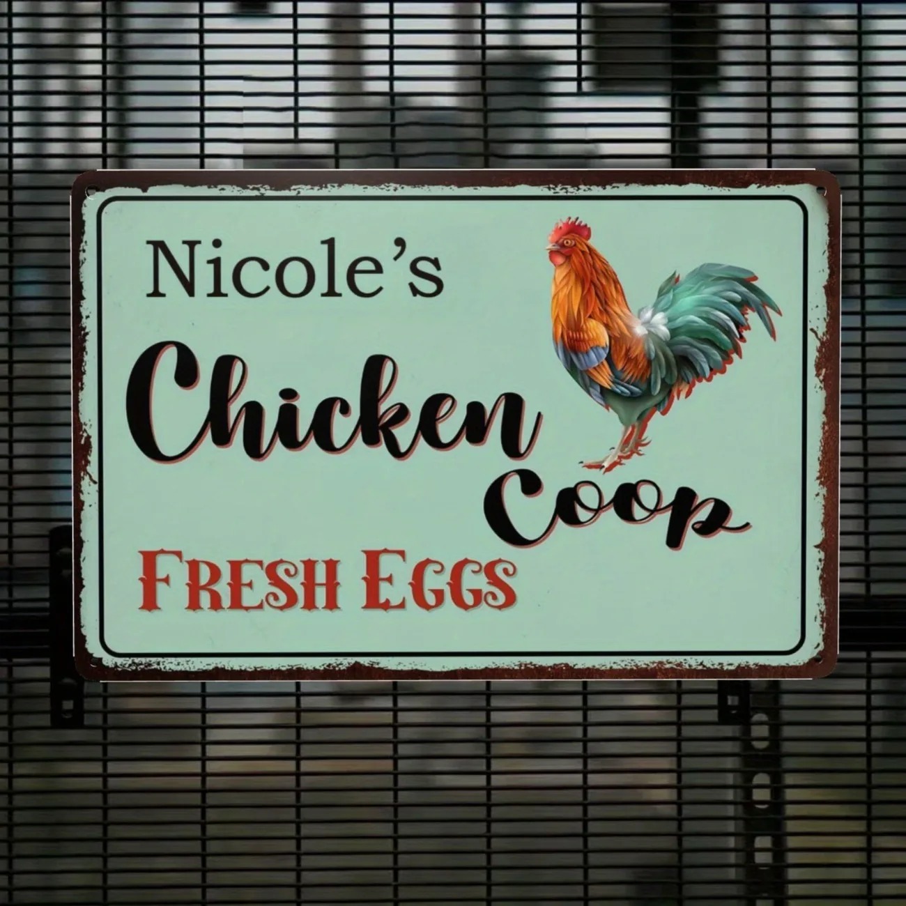Custom Text Chicken Coop Sign  - đánh giá và giá Urban Farming Is