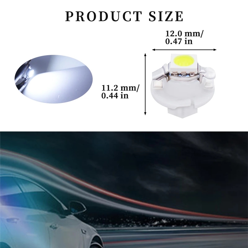 10Pcs 12V 7 Colors B8.4 Brand  - đánh giá và giá Grow Light T5