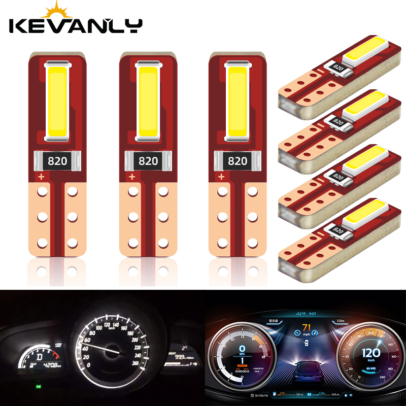 10Pcs T5 Led Bulb Canbus W3W 7 - đánh giá và giá Grow Light T5