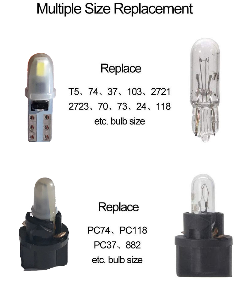 10pcs T5 PC74 B8.5 LED Canbus  - đánh giá và giá Grow Light T5